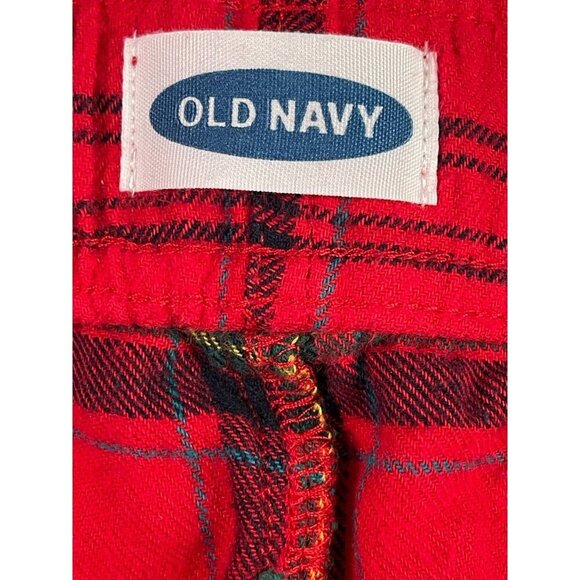 Old Navy Men's Red Tartan Plaid Pajama Pants SIZE-3XLT - Picture 4 of 5